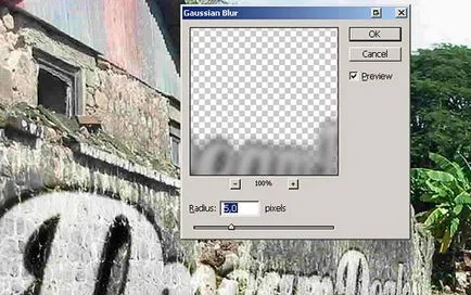 Crearea în Photoshop inscripție graffiti pe un perete de stradă, designonstop - despre proiectarea non-stop