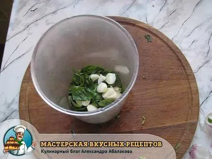 Pesto recept otthon, a blog Aleksandra Abalakova