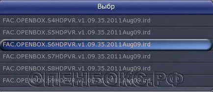 TV prin satelit în Belarus și România actualizarea firmware-ului de pe receptor Openbox s6 HD PVR