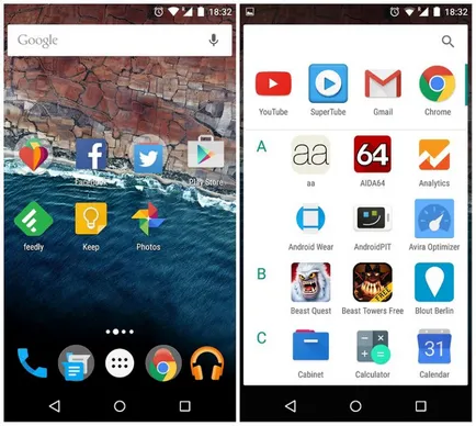 Összehasonlítás android m android nyalóka, mint az új verzió jobb