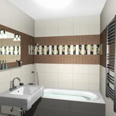 gresie elegant pentru baie de design și decizii îndrăznețe (85 poze), vksplus