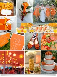 Сватба в оранжево и прасковени цветя - булчински аксесоари и бижута - Магазин - & quot;
