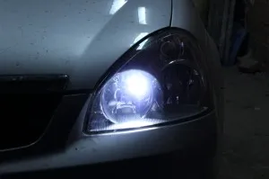 LED-uri în dimensiuni, pornirea motorului