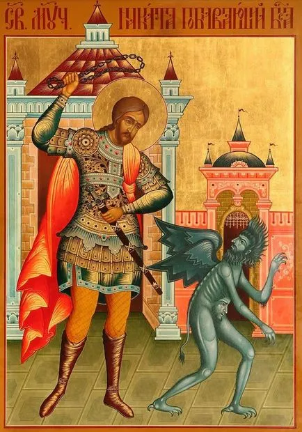 Szent Great Martyr Nikita Besogon, udvar Szent Mihály Trans-Kuban Athos sivatagi falu