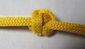 Chineză buton nod macrame, un fir de magie