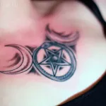 Pentagram татуировка означава, снимки и скици