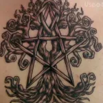 Pentagram tetoválás jelenti fotók és vázlatok