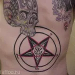 Pentagram tetoválás jelenti fotók és vázlatok