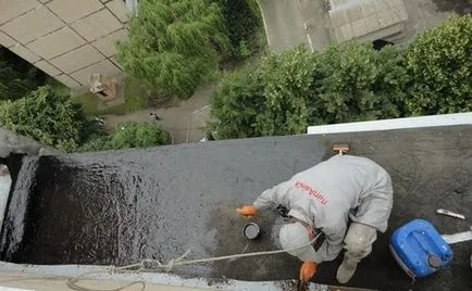 Áramló tetőterasz tetején, hogy mit és hogyan kell megszüntetni