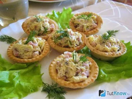 Tartlets egy ünnepi asztalon receptek és titkok