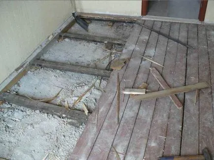 O podea caldă sub linoleum pe podea de lemn - opțiuni