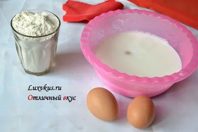 Вкусни тънки палачинки с мляко рецепта с фото