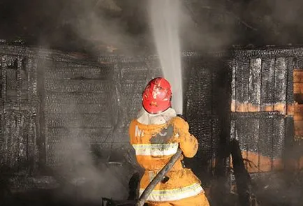 Tisztítás után tűz mentési sérült lakások