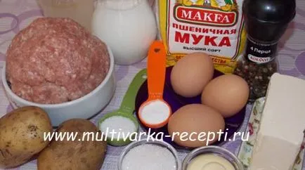 Wack belyashi sütő recept egy fotó