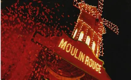 Parte în stilul Moulin Rouge extravaganta de emotii luminoase