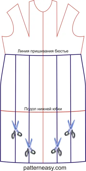 Модела елегантна рокля с бюстиета, готови модели и уроци за изграждане на