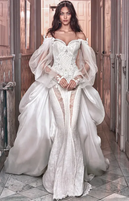 Victorian esküvői ruha a Galia laxav