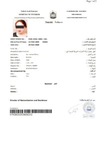 Visa la EAU pentru Rumyniyan în 2017 un design independent