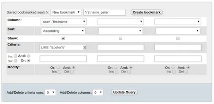 Kiegészítő szolgáltatásokat is phpmyadmin