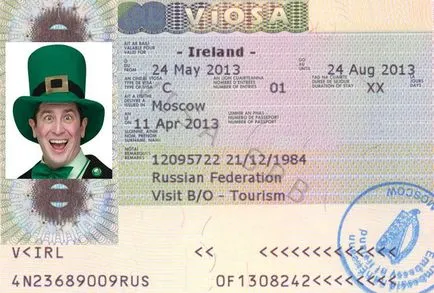 Visa în Irlanda pentru Rumyniyan în 2017 tipuri numai de vize, documente, costul și calendarul