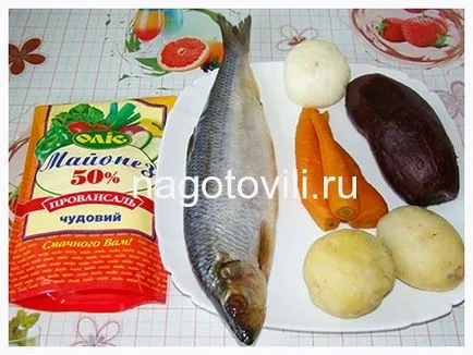 Вкусна херинга под шуба