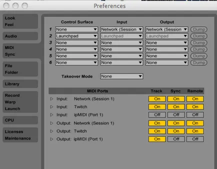 Pornirea ios dvs. synth în proiectele dvs. Ableton Live