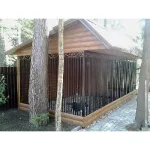 Colivii, cuști pentru câini, incinte fabricarea pentru câini, Aviary pentru Shepherd, sudare