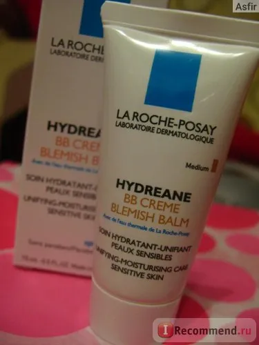 Як крем La Roche Posay hydreane - овлажняващ крем бб за чувствителна кожа - 