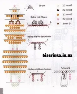 Hamster gyöngyök, gyöngyök, szövés és hímzés rendszerek üveggyöngyből