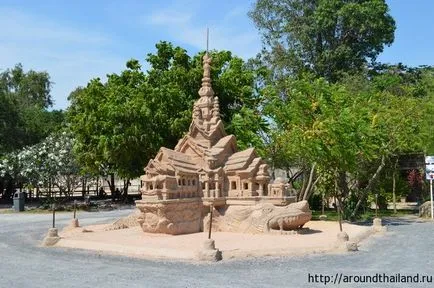 Temple of Truth (a szentély az igazság) - a legnagyobb, fából készült templom a világon található Pattaya -