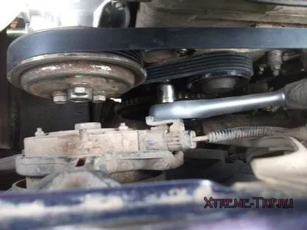 A generátor cseréje és öv területén Chevrolet - fotó és videó