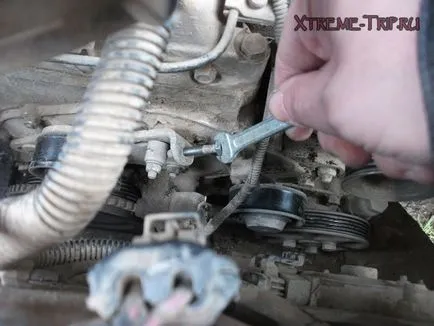 Смяна на генератора и колан в областта на Chevrolet - фото и видео