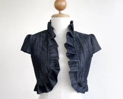 Femei denim Bolero - o mană cerească pentru fashioniste