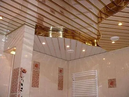 Огледален таван в банята с ръцете си снимки, видео