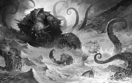 Kraken - un mister sinistru adâncuri (8 poze)