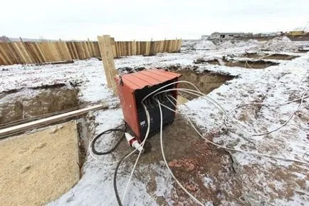 betonare Winter termos metodă de soluție caldă și construirea de încălzire electrică Teplyakov