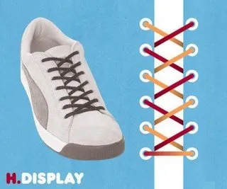 15 варианти Creative завързване обувки