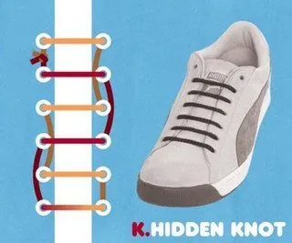 15 варианти Creative завързване обувки