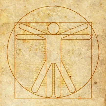 15 малко известни факти за - Vitruvian Man - Леонардо да Винчи (16 снимки), Световната оста