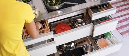 8 правила за правилното съхранение на кухненски прибори, mebli24