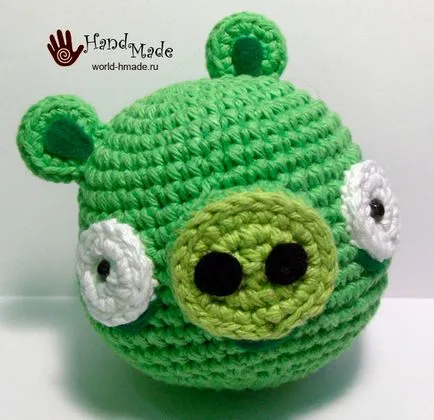 Angry păsări în tehnica amigurumi