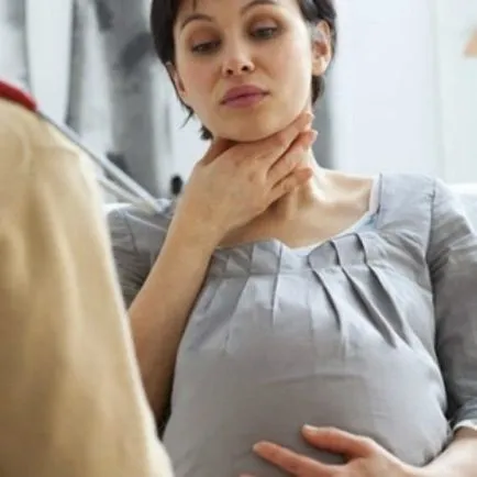 Angina a terhesség korai szakaszában, és a kezelés hatása, mint a gyógyítás