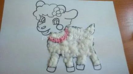 Alkalmazása a gyapjú gyerekek 4-6 éves „bárány”