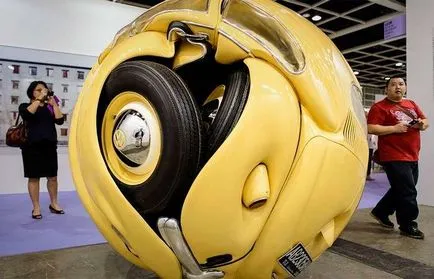 Mașini ca artă top 10 instalații realizate din mașini, dracu '