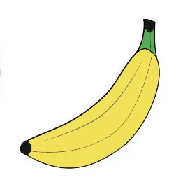 Banana desen treptată - cum să atragă un creion desen un măr de mere, treptat