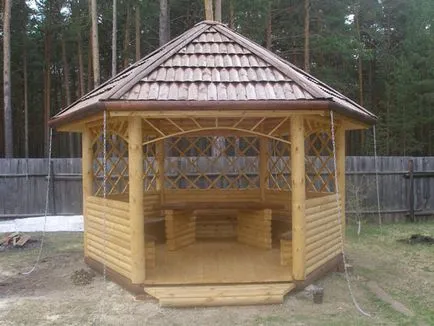 Gazebo la cabana lor de vara cu propriile sale mâini - cameră de master