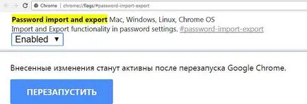 Chrome jelszavak