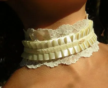 Chokers nyakon típusok, példák és ötletek