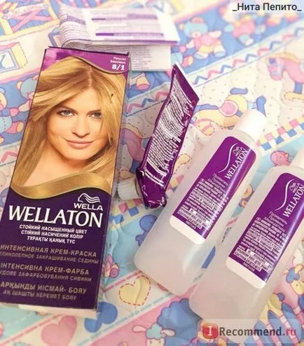 за боядисване на коса Wella wellaton - «боя за коса vellaton - плащам 8