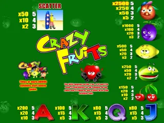 fructe Crazy pentru a juca gratuit, fara inregistrare in masini on-line